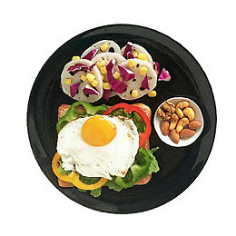 营养美味早餐午餐