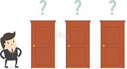 选择打开哪个门