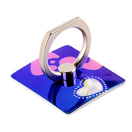 蓝色手机指环支架