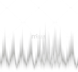 黑色简约音浪曲线