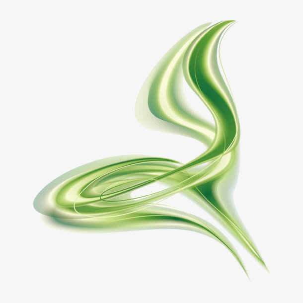 绿色矢量线条素材免费下载_觅元素