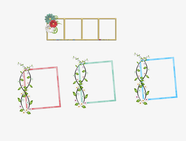 方形花边相框素材免费下载_觅元素