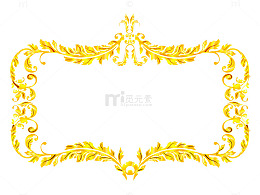 金色边框