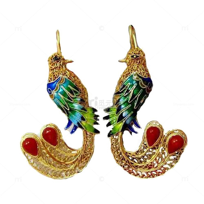 凤凰耳环