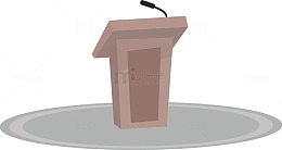 矢量演讲台