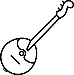 手绘乐队曼陀铃icon