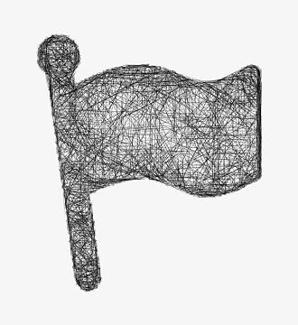 小黑旗素材_小黑旗图片元素-觅元素