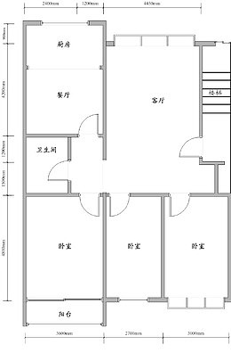 室内设计房屋平面图