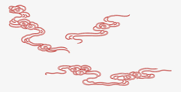 矢量中国风祥云