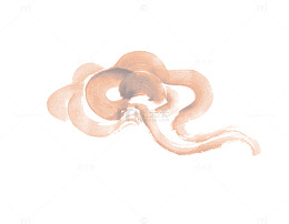 唯美中国风红色渐变祥云