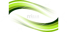 抽象绿色波纹标题栏