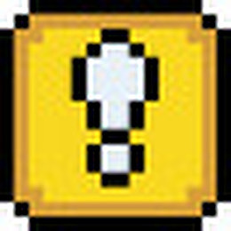 复古块感叹超级马里奥