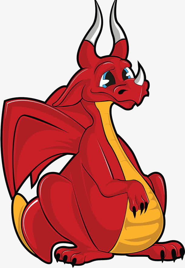 火焰龙卡通形象