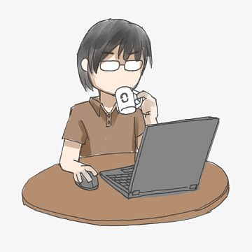 png卡通欧美大叔png动漫卡通宅男人物png矢量卡通it宅男插画pngh5素