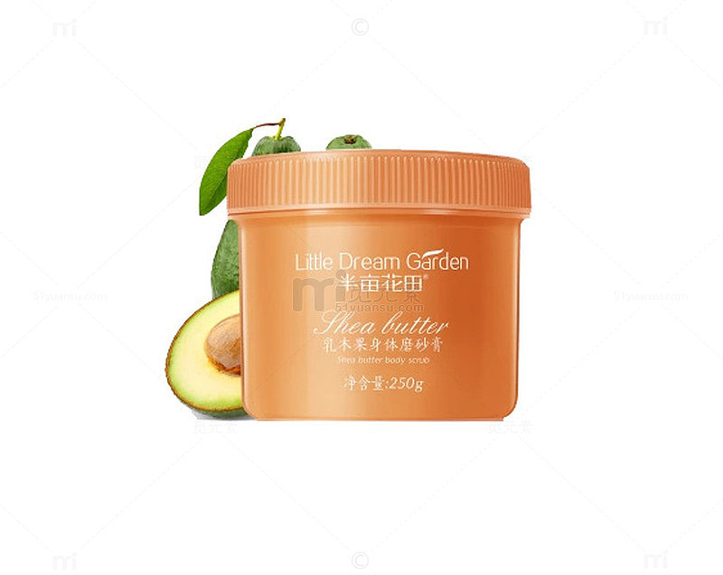 全身嫩白磨砂膏