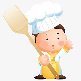 卡通手绘男烘焙师