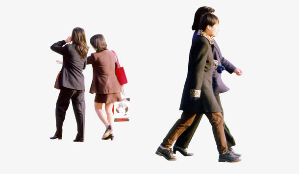 逛街人物素材免费下载_觅元素