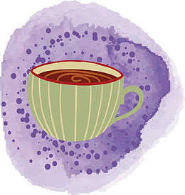 可爱矢量手绘马克杯