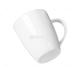 3D白色马克杯