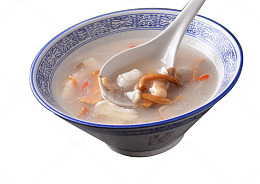 鲜菌鱼丸汤