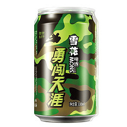 罐装雪花啤酒
