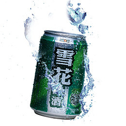 罐装雪花啤酒