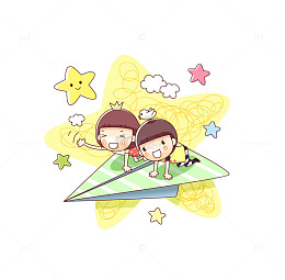 卡通星星儿童