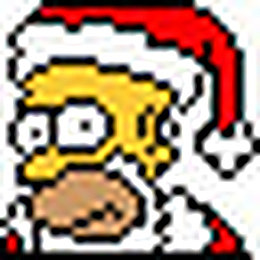 Simpsons Family Santa Homer Ic