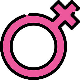 粉色女生符号