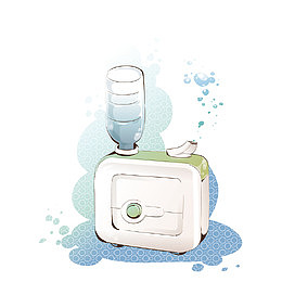 加湿器矢量素材
