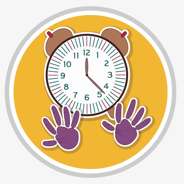 矢量时间闹钟素材免费下载_觅元素