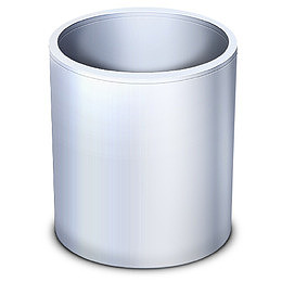 Dock Trash Empty Icon