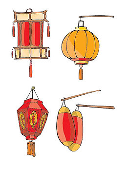 灯笼喜庆素材
