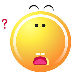 卡通问号创意图