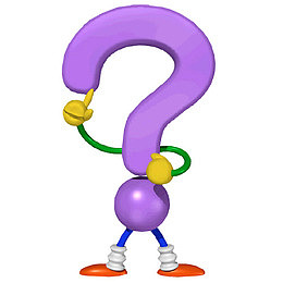 卡通问号创意图