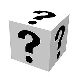 卡通问号方盒