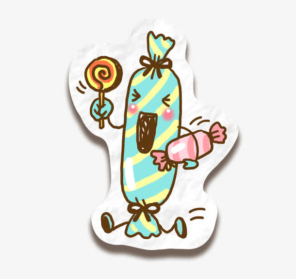 卡通拟人糖果