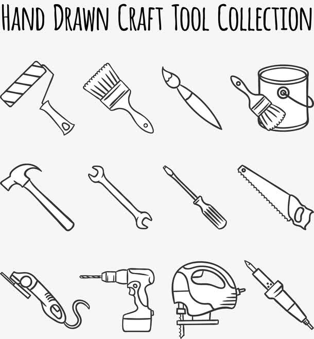 卡通手绘装修工具