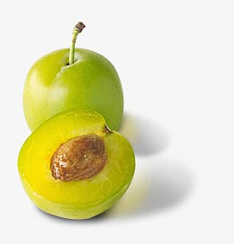 酵素梅减肥食品pngpngpng有水珠的新鲜桃子pngpng梅子青梅完熟pngpng