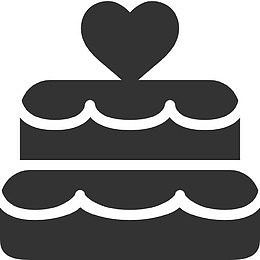 wedding cake icon
