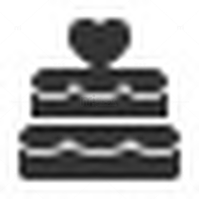 wedding cake icon
