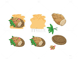 手绘笋类素材图片