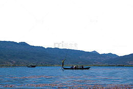 洱海渔民人