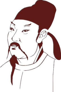诗仙李白头像