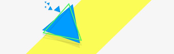 几何促销价三角拼接蓝色背景