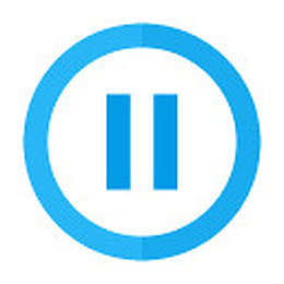 暂停圆大纲Material-Design-icons