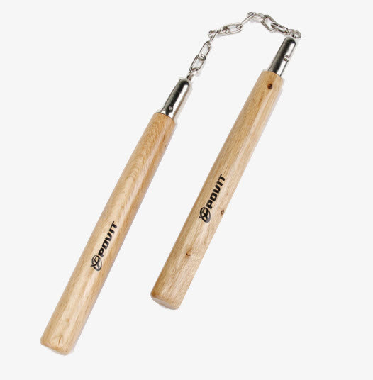 一根木质感双节棍