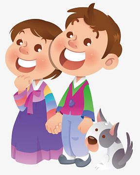 情侣牵着手遛狗