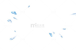 悬浮冰块素材