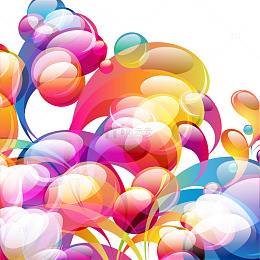 炫彩几何时尚背景矢量素材